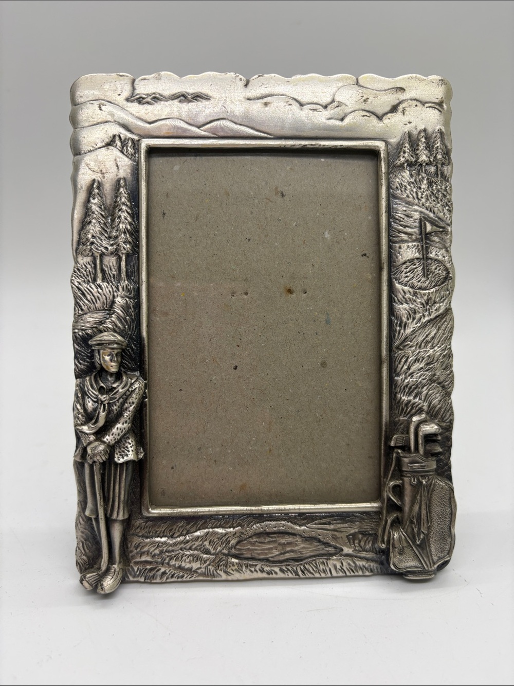 VTG Pewter Metal Golf Frame